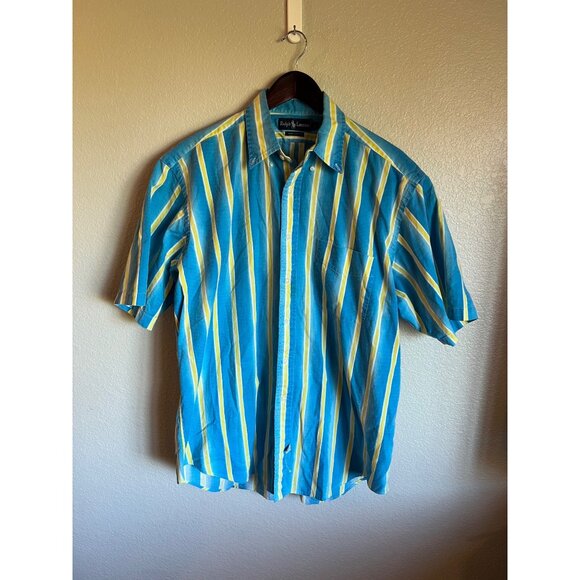 Vintage Ralph‎ Lauren Short Sleeve Button Up Shirt - Size L - Picture 1 of 4